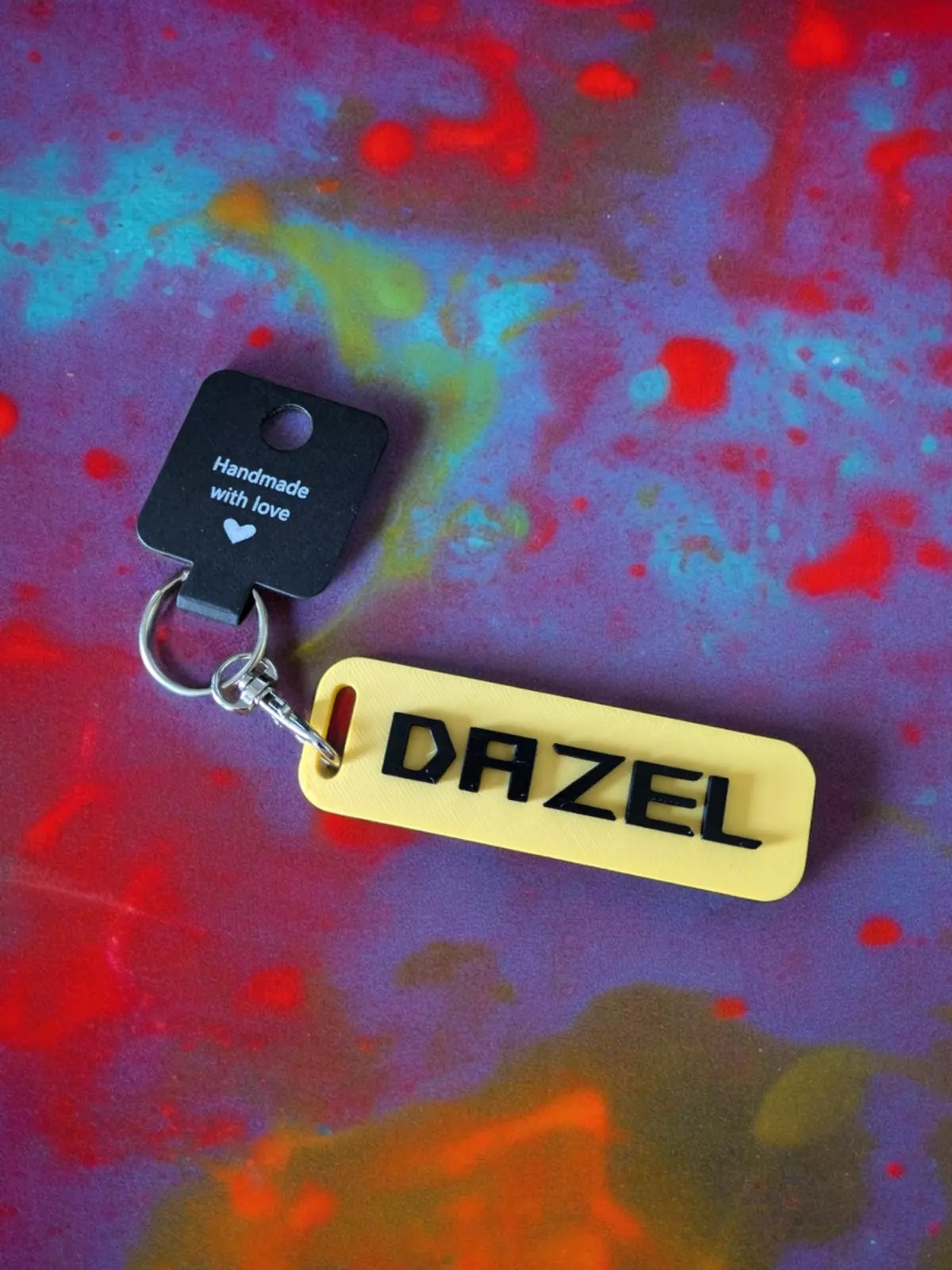 Personalised Keyring / Keychain - Dual Colour - V.1.0 - Innov8Print3D