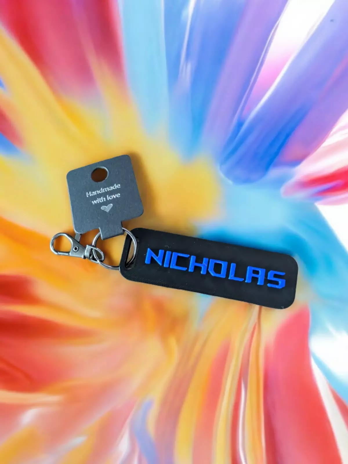 Personalised Keyring / Keychain - Dual Colour - V.1.0 - Innov8Print3D