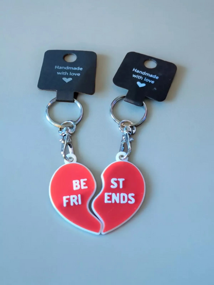 Best Friends Keyring / Keychain - Gift for Friend